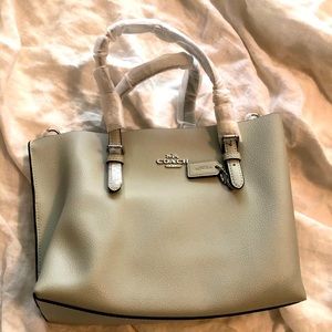 Coach light green leather Mollie bag. New!!